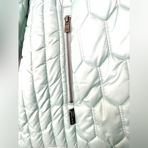 Steve Madden Women Size 3X Green Quilted Jacket Winter Outdoor Faux Fur Lining - Picture 6 of 8